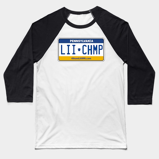 The LII Champ PA Plate Baseball T-Shirt by Tailgate Team Tees